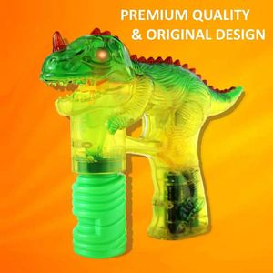 Toy Dinosaur Gun With Led Flash Light up Sound and Soap <b>Bubble</b> Water - Product Image 6