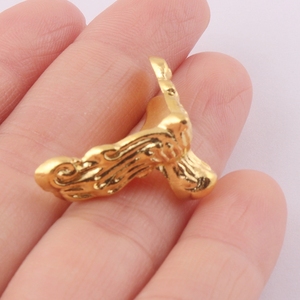 Pequeno ouro liga metal borda pés protetores canto protetor de madeira porta-jóias - Product Image 6