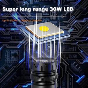 Siêu Sáng Cao Lumens Đuôi Nam Châm Dài Phạm Vi COB Kính Thiên Văn Zoom USB Có Thể Sạc Lại Trắng <span class=keywords><strong>LED</strong></span> <span class=keywords><strong>Torch</strong></span> Ánh Sáng Đèn Pin Chiến Thuật - Product Image 2