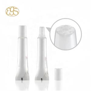 Tube souple en plastique pour sérum pour les yeux, fond de teint, crème pour le visage, conteneur cosmétique sans air, pompe, LDPE, HDPE, MDPE, écologique, réutilisable - Product Image 2