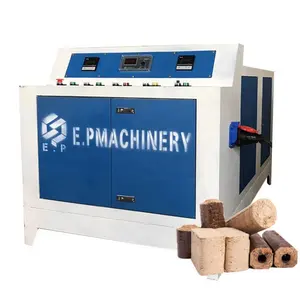 Máquina de fabricação de briquetes de serragem de biomassa de madeira para resíduos de café, palha de milho e resíduos de café, preço de fábrica E.P de alta eficiência