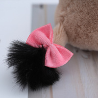 12cm peluche âne porte-clés jouets en peluche cheval en peluche porte-clés danse âne poupée jouets pendentif cadeaux âne Peluches porte-clés