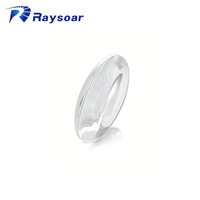Lensa Fokus Silika Fusi Raysoar D30 F150 F250 CT3.0 CT3.5 CT4.5 Lensa Plano Convex untuk Mesin Las Laser Suplaser Qilin WSX Hanwei