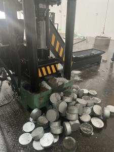 เครื่องอัดแท่งเหล็กอะลูมิเนียมทองแดงเครื่องอัดก้อนเศษโลหะคุณภาพสูงเครื่องกดบล็อกผง - Product Image 4