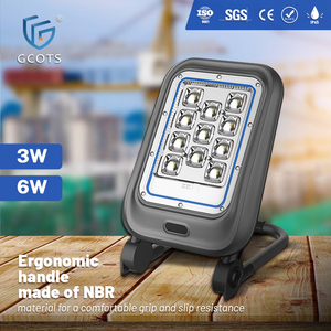 GCOTS 3W 6W Portable LED <b>Flood</b> Lamp Rechargeable USB Work <b>Light</b> Water Outdoor Camping and Garden Use - Product Image 2