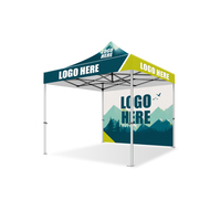 Tente pliante d'extérieur pop-up fabriquée en Chine, résistante au vent et à l'eau, avec logo personnalisé, auvent durable, montage facile, gazebo robuste et stable