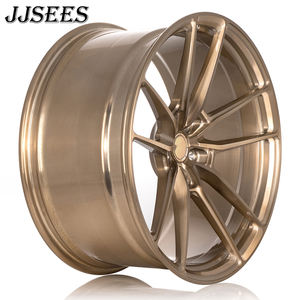 Rines JJSEES Personalizados de Aleación Forjada en Oro 5x114.3 5x127 5x112 Monobloque 17 <span class=keywords><strong>18</strong></span> 19 20 22 Pulgadas para <span class=keywords><strong>Mercedes</strong></span> C63 <span class=keywords><strong>AMG</strong></span> R8 RS3 RS4 - Product Image 4