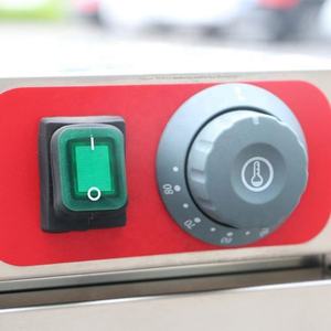 Armarios de cocina de carro de calentamiento de Piate caliente eléctrico de acero comercial con dos puertas - Product Image 2