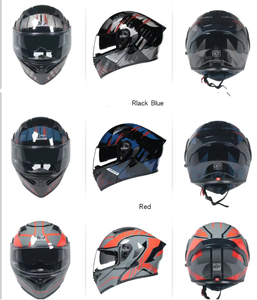 卸売カスタムロゴオートバイヘルメットフルフェイスオートバイヘルメットフリップアップダブルバイザーモジュラーヘルメット - Product Image 2