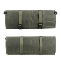 Sac de chef en toile cirée à fermeture à pression, pliable, portable, grande capacité, résistant aux rayures, organiseur d'ustensiles de cuisine, sac de traiteur