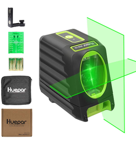 <span class=keywords><strong>Nivel</strong></span> Láser <span class=keywords><strong>Huepar</strong></span> Box-1G <span class=keywords><strong>Autonivelante</strong></span> para Exteriores, Haz Verde, Línea Cruzada, 150 Grados, Líneas Láser Seleccionables - Product Image 6
