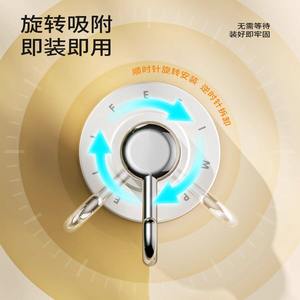 Suction Cup <b>Hook</b> Polished Stainless Steel Easy Installation <b>Bathroom</b> Kitchen Wall Door <b>Hook</b> Traceless Strong Adhesive - Product Image 1