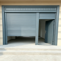 Pintu Gulung Otomatis Aluminium Alloy untuk Garasi, Ukuran Kustom, Gerbang Gulung untuk Gudang/Toko