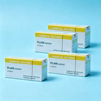 Suture en catgut chromique certifiée CE/ISO - Suture chirurgicale stérile naturelle absorbable 12 pièces/boîte