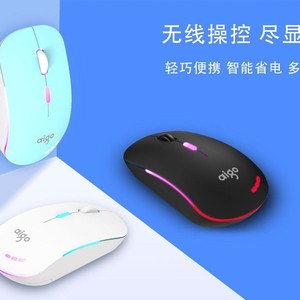 Aigo Q701 Wireless Gaming <b>Mouse</b> 2.4Ghz Optical RGB Backlit Right Hand Ergonomic 5 Buttons Battery Powered For Desktop Laptop - Product Image 5