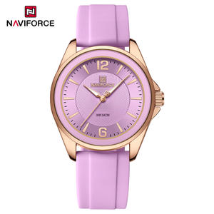 Nouvelle Arrivée Montre 5068 Boîtier en Alliage Bracelet en Silicone Lumineuse Quartz Standard Étanche Luxe pour Femme Idéale comme Cadeau - Product Image 1