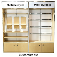 Étagère de présentation en bois personnalisée pour boutique moderne, pour accessoires de téléphonie mobile, outils, présentoir de produits