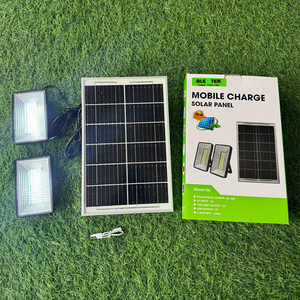 ALECTER PERC โมโนคริสตัลไลน์ 20W/30W/100W เครื่องชาร์จพลังงานแสงอาทิตย์อเนกประสงค์ USB ชาร์จไฟได้ พาวเวอร์แบงค์แบบพกพา ไฟ LED ส่องสว่าง - Product Image 3