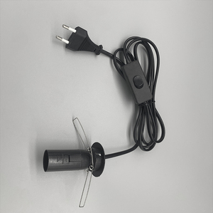 Hai lõi tròn cắm Châu Âu Muối đèn cáp với 303 chuyển đổi E14 đĩa đèn chủ điện mở rộng dây 2x0.5mm ² 1.5m - Product Image 3