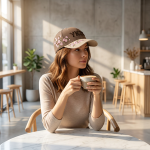Gorra Deportiva de Béisbol de 6 Paneles, 100% Algodón, con Bordado, Cierre de Hebilla Plateada y Cobre, Personalizable, Serie <span class=keywords><strong>Sakura</strong></span>, para Exteriores - Product Image 6