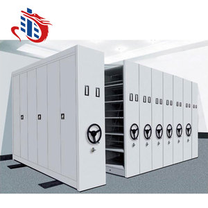 Almacenamiento Compacto con Manivela Manual para Empresas e Instituciones, Revestimiento Electrostático, Almacenamiento de Acero Resistente para Documentos y Archivos - Product Image 3