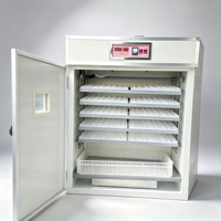 Incubadora Automática de Huevos 880 con Control Digital de Temperatura y Humedad para Aves de Corral