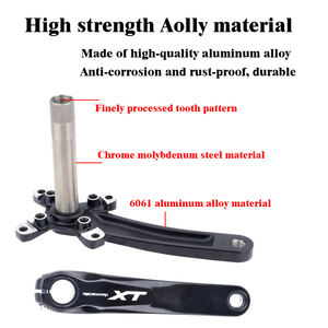 Racework 104BCD - <span class=keywords><strong>Bielas</strong></span> Integradas Huecas para Bicicleta de Montaña, Aleación de Aluminio <span class=keywords><strong>XT</strong></span>, con Eje de 170 mm o 175 mm - Product Image 3