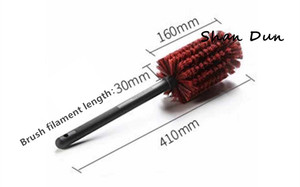 Cepillo <span class=keywords><strong>de</strong></span> espuma rojo SHANDUN SD-BH con mango <span class=keywords><strong>de</strong></span> plástico para lavado <span class=keywords><strong>de</strong></span> <span class=keywords><strong>coches</strong></span>, venta al por mayor personalizada, para limpieza <span class=keywords><strong>de</strong></span> llantas <span class=keywords><strong>de</strong></span> coche - Product Image 2