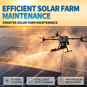 Drone de nettoyage haute pression électrique professionnel en alliage d'aluminium BROUAV C10 pour le nettoyage des fenêtres de bâtiments et le lavage de voitures - Product Image 6