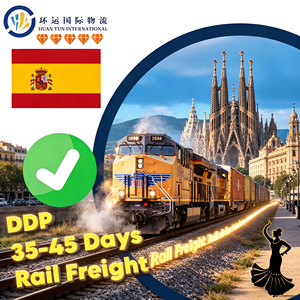 Servicio <span class=keywords><strong>de</strong></span> transporte ferroviario confiable <span class=keywords><strong>de</strong></span> China a España Logística rentable con tiempo <span class=keywords><strong>de</strong></span> tránsito estable Manija <span class=keywords><strong>de</strong></span> carga profesional - Product Image 1