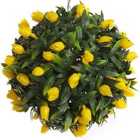 Haute qualité suspendue plante artificielle boule topiaire fleur boules topiaires en gros pour la décoration extérieure intérieure