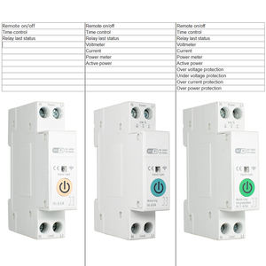 Умный автоматический выключатель Tuya WIFI с функцией измерения энергии, управление через приложение и голосом, таймер, реле, защита от перенапряжения и перегрузки по току, 63А - Product Image 2