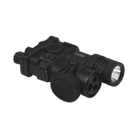 Lampe de poche laser visible ultra compacte tactique professionnelle avec vue laser infrarouge en alliage d'aluminium IP68 étanche