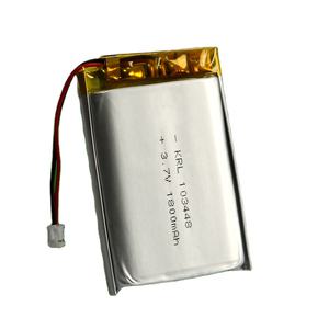 A급 3.7V 1800mAh 103440 리포 배터리 500 사이클 장수명 파우치 셀 (전동 공구/UPS용) OEM 공장 생산, KC/CE 인증 - Product Image 1
