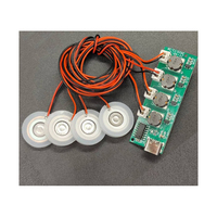 Interface de TYPE-C d'atomiseur à ultrasons sans interrupteur module d'humidificateur à quatre injections carte de commande d'atomisation DC5V bricolage