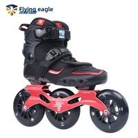 Sepatu Seluncur Es Flying Eagle Edisi Sherlock Holmes Drift 2 Profesional Serat Karbon Freestyle FSK Dapat Disesuaikan untuk Dewasa