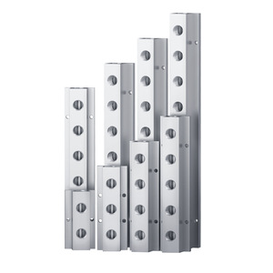 Distribuidor de Aire Tipo T ZONYE, Colector Neumático Multipuerto de Aleación de Aluminio para Automatización Industrial - Product Image 5