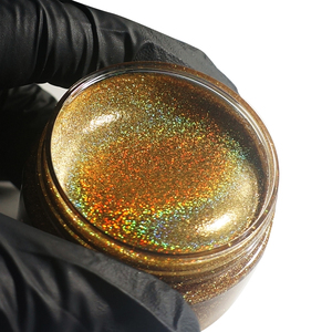 Pâte époxy laser haute concentration 50g, colorant holographique brillant, pour tables en résine et fournitures d'artisanat - Product Image 1