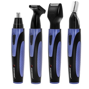 SPORTSMAN <span class=keywords><strong>Tondeuse</strong></span> à poils de <span class=keywords><strong>nez</strong></span> électrique <span class=keywords><strong>rechargeable</strong></span> USB portable professionnelle 4 en 1 multifonction pour favoris, <span class=keywords><strong>oreilles</strong></span>, <span class=keywords><strong>sourcils</strong></span> facile - Product Image 3