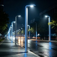 Lampadaires LED de haute qualité, super lumineux, éclairage paysager de jardin, lampadaires décoratifs d'extérieur avec indice de protection IP65