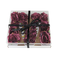 Boîte cadeau en carton rigide biodégradable de 12 pouces en forme de lettre pour décorations de cupcakes, fleurs sucrées et friandises