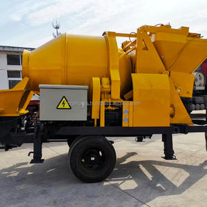 Pompe à béton mobile avec mélangeur avec moteur diesel pompes à béton camion malaxeur - Product Image 5