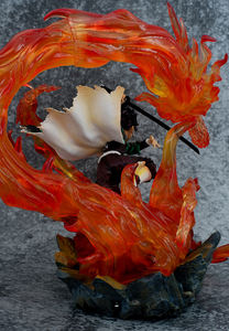Figurine d'anime Demon <span class=keywords><strong>Slayer</strong></span> en PVC de haute qualité en gros, jouet de dessin animé, Dieu de la lumière, Kamado Tanjirou qui crache du feu, 30 cm - Product Image 5
