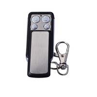 Télécommande numérique YET062 à 4 boutons 12V 433,92 MHz en métal avec code d'apprentissage, portée 100 m, arrêt automatique pour portes roulantes électriques domestiques