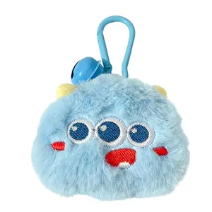 K231 2024 peluche piccolo mostro portachiavi anelli zaino piccolo ciondolo carino borsa per auto ciondolo per donne ragazze ragazzi uomini