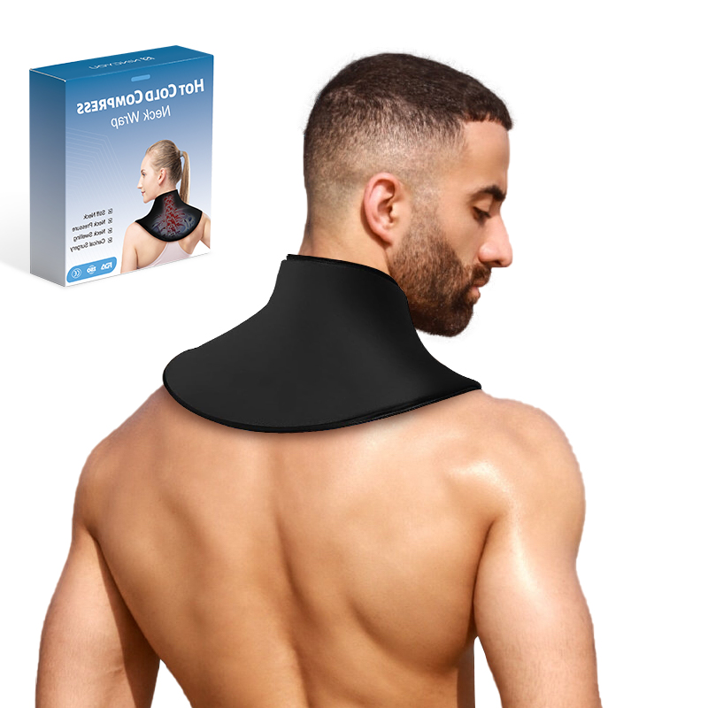 Moen Reusable Neck Ice Pack, Hot and Cold Pack for Cervical Pain Relief, Soft Gel Ice Pack for Injuries