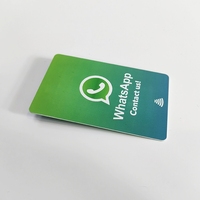 Umweltfreundliche PLA NFC Digitale Visitenkarte Google-Bewertung Tap-Link Wasserdichte Smarte Geschenkkarte Individueller Druck Großhandel