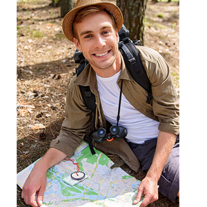 Đi bộ đường dài Backpacking Navigation Backpacking orienteering thước bản đồ quy mô la bàn cho bản đồ đọc sách - Product Image 6