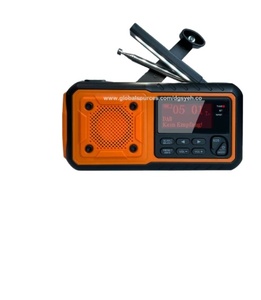 Pin Năng Lượng Mặt Trời Lên Dây Cót 5W 6000Mah Đèn Khẩn Cấp Tự Cấp Dab + Đèn Pin Sạc Tay Quay Led Usb Radio Noaa - Product Image 2