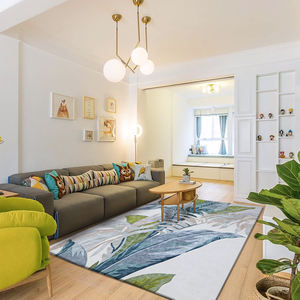 Tapis rectangulaire moderne, doux et personnalisé, Design populaire en ligne, fait à la main, de luxe, pour chambre à coucher et maison moderne - Product Image 3